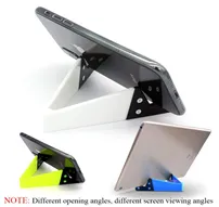 V Shaped Fold able Universal Mobile Phone Tablet PC Stand Holder Pocket-Sized Kickstand for Desk