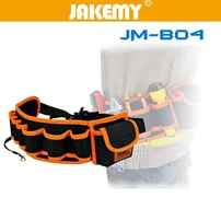 JAKEMY JM-B04 Multifunctional Waist Tool Bag Pockets Pouch Organizer for Carpenter Hammer Electrician Repair Tools