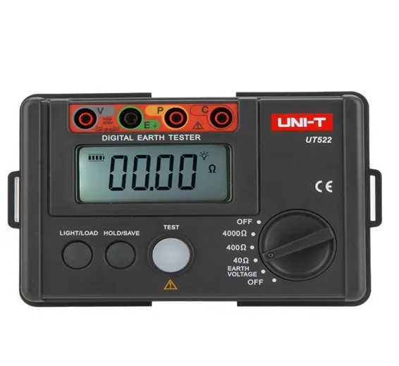 UNI T UT522 Earth Resistance Meter Tester - Earth Ground Tester - Digital Earth Tester in Pakistan