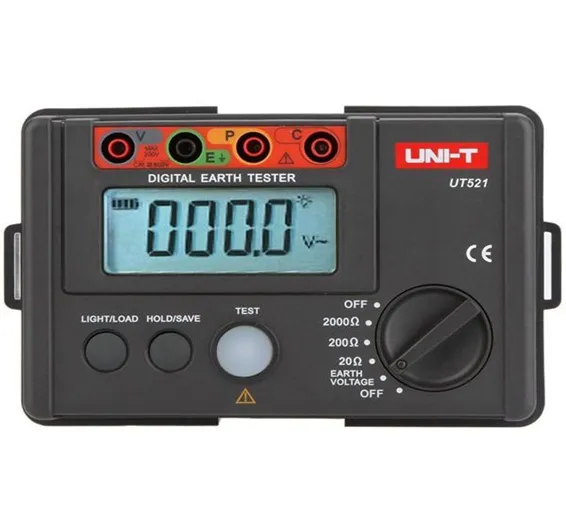 UNI T UT521 Digital Earth Ground Tester Meter - Earth Resistance Tester in Pakistan