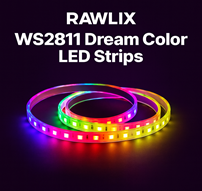 12v WS2811B LED Strip Lights, RGB LED Pixel Strip 5m 300 LEDs IP30 Addressable Intelligent LED Light Strip for Advertising Decoration DIY Projects in Pakistan